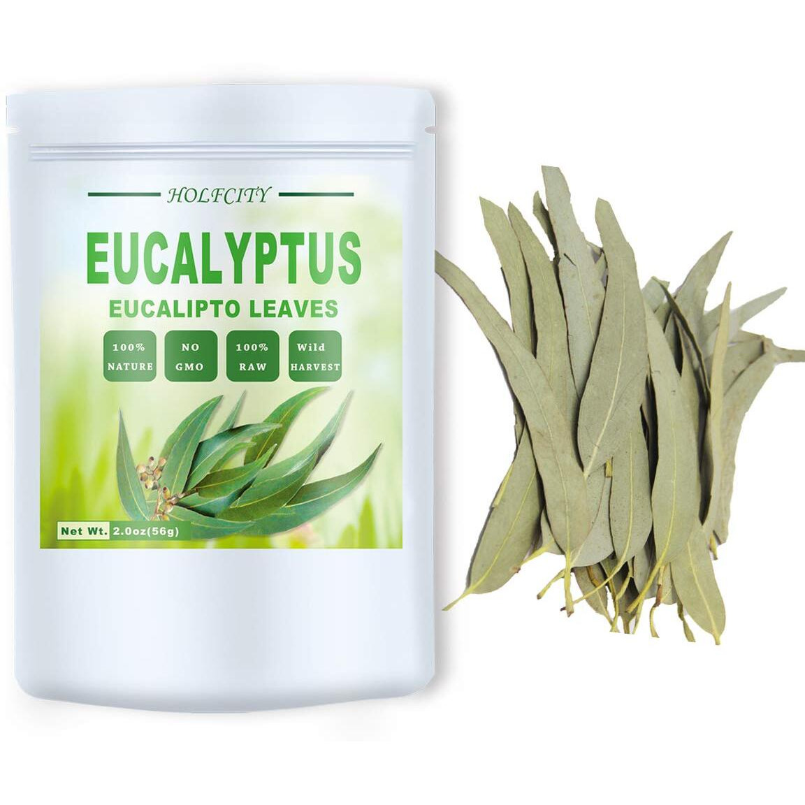 Whole Eucalyptus Leaves, Natural Eucalyptus Herb Leaves, 114G (4.0 Oz)