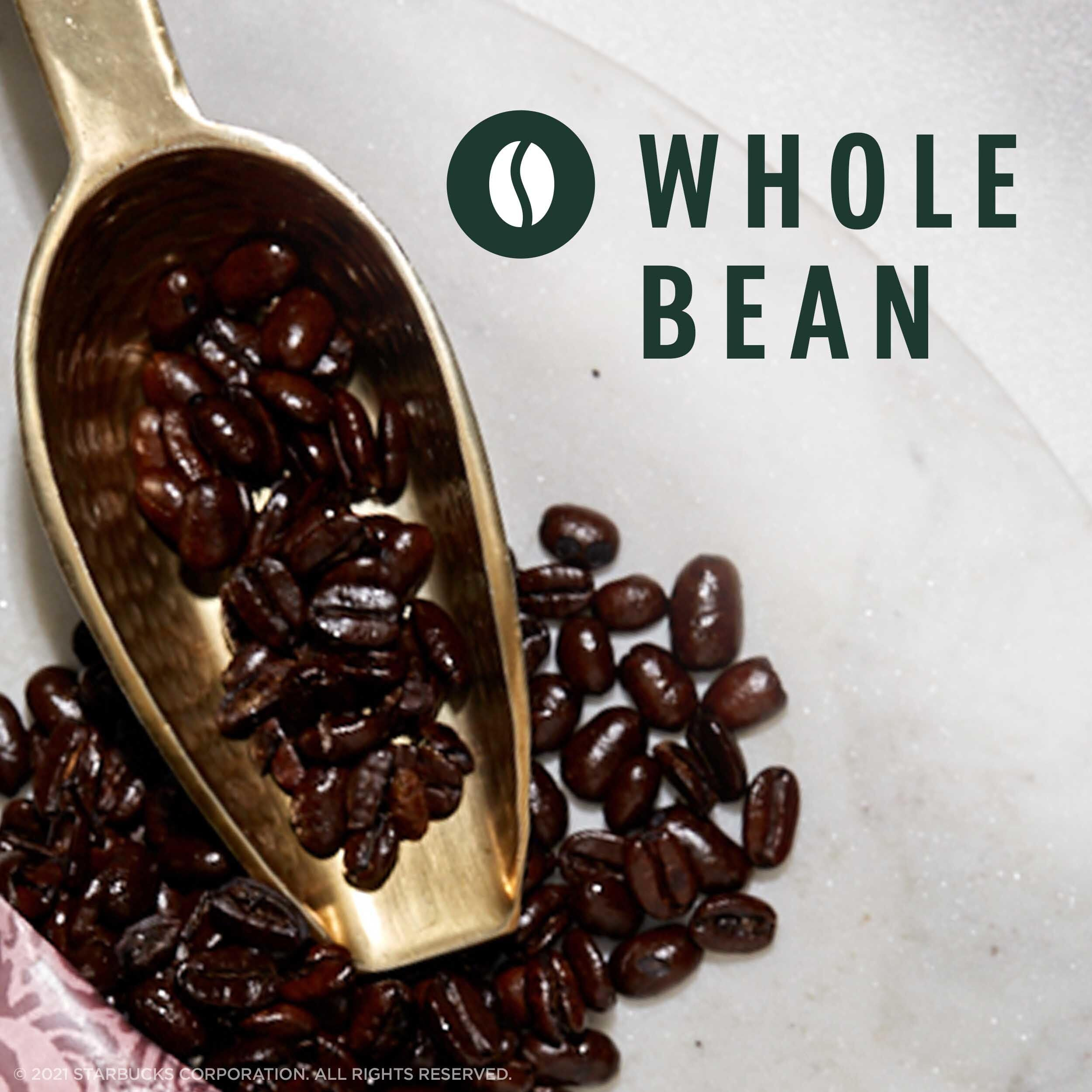 Starbucks Whole Bean Coffee, Medium Roast Coffee, Pike Place Roast, 100% Arabica, 1 Bag (18 Oz)