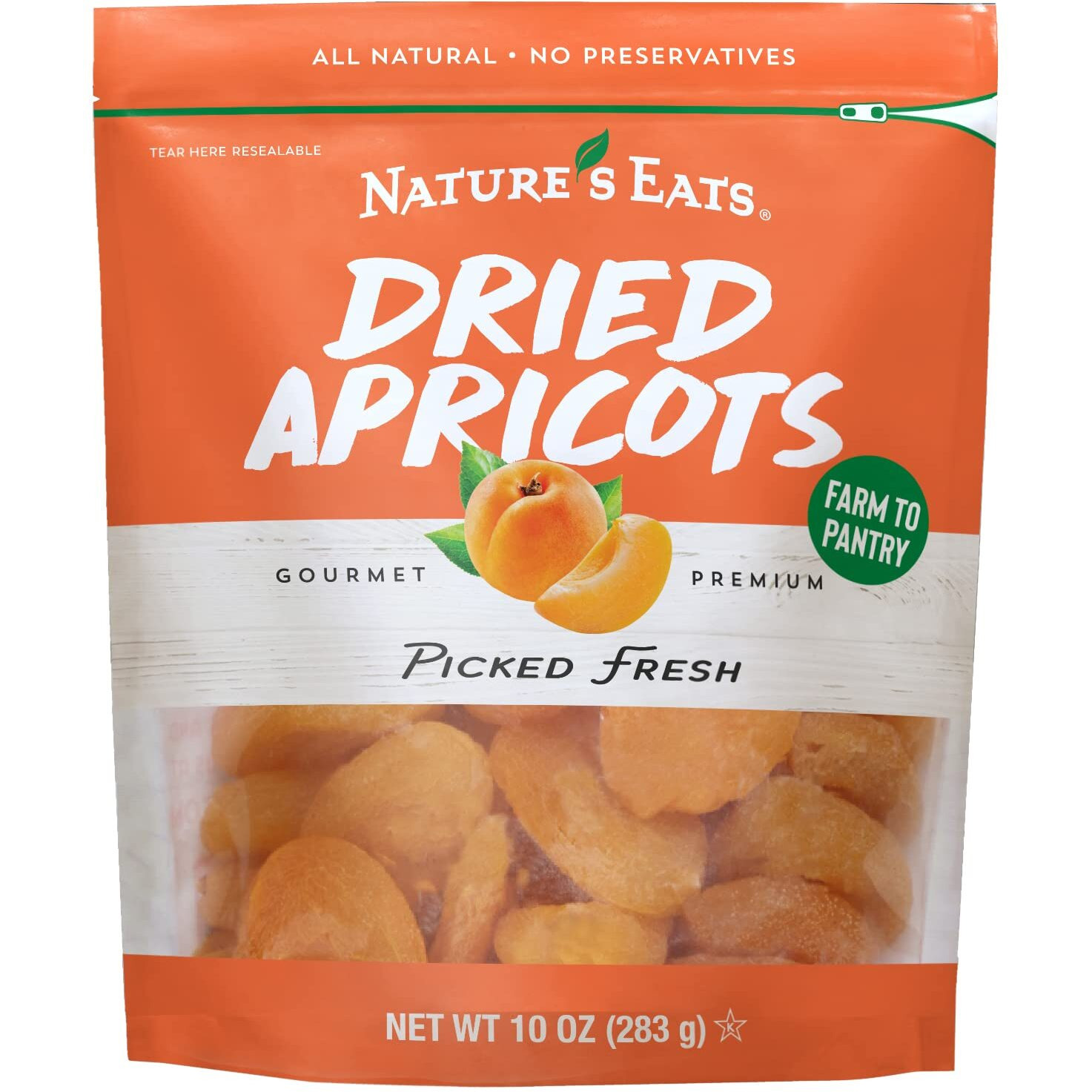 Nature's Eats Apricots, 10 Oz