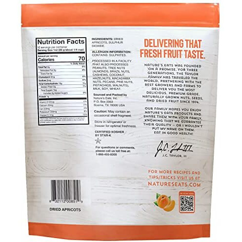 Nature's Eats Apricots, 10 Oz