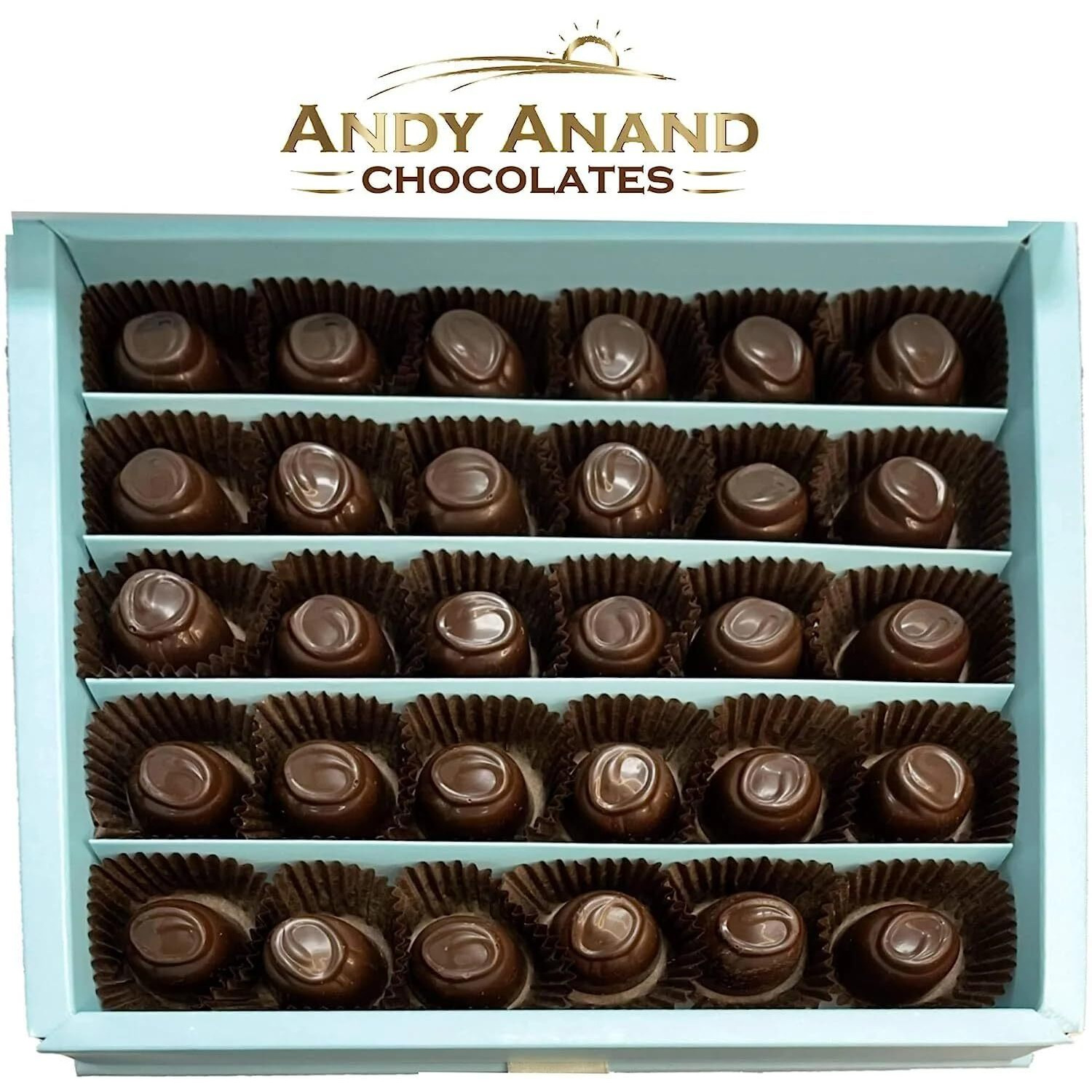 Andy Anand Vegan Belgian Dark Chocolate Cherry Cordials | Luxurious Gift Box | Indulgent, Decadent, Amazingly Delicious | Whole Cherry, Exploding With Flavor (24 Pcs)