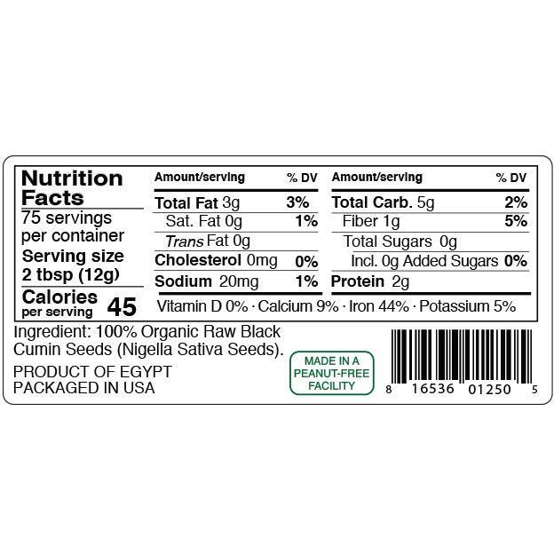 Kevala Organic Black Cumin Seeds - Organic Black Seed - Black Cumin Seed Organic - Black Seeds - Organic Black Seeds Raw - Black Cumin Nigella Sativa - 32 Oz - 2 Lb