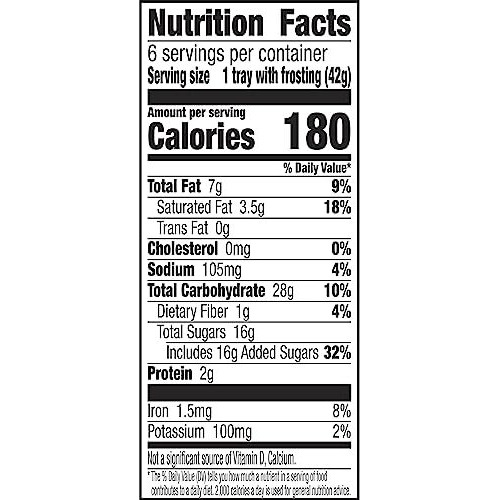 Dunkaroos Chocolate Cookies And Double Chocolate Frosting, 6 Count