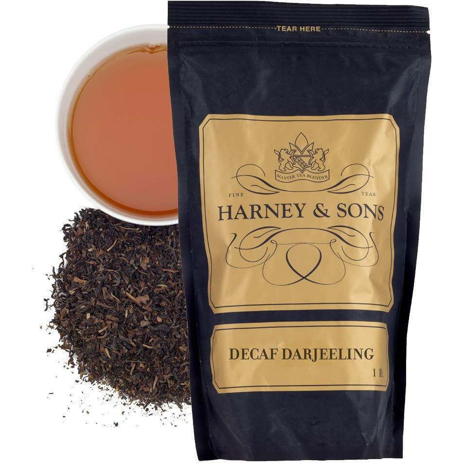 Harney & Sons Decaf Darjeeling Tea | Loose Leaf Decaf Tea, 16 Oz Bag