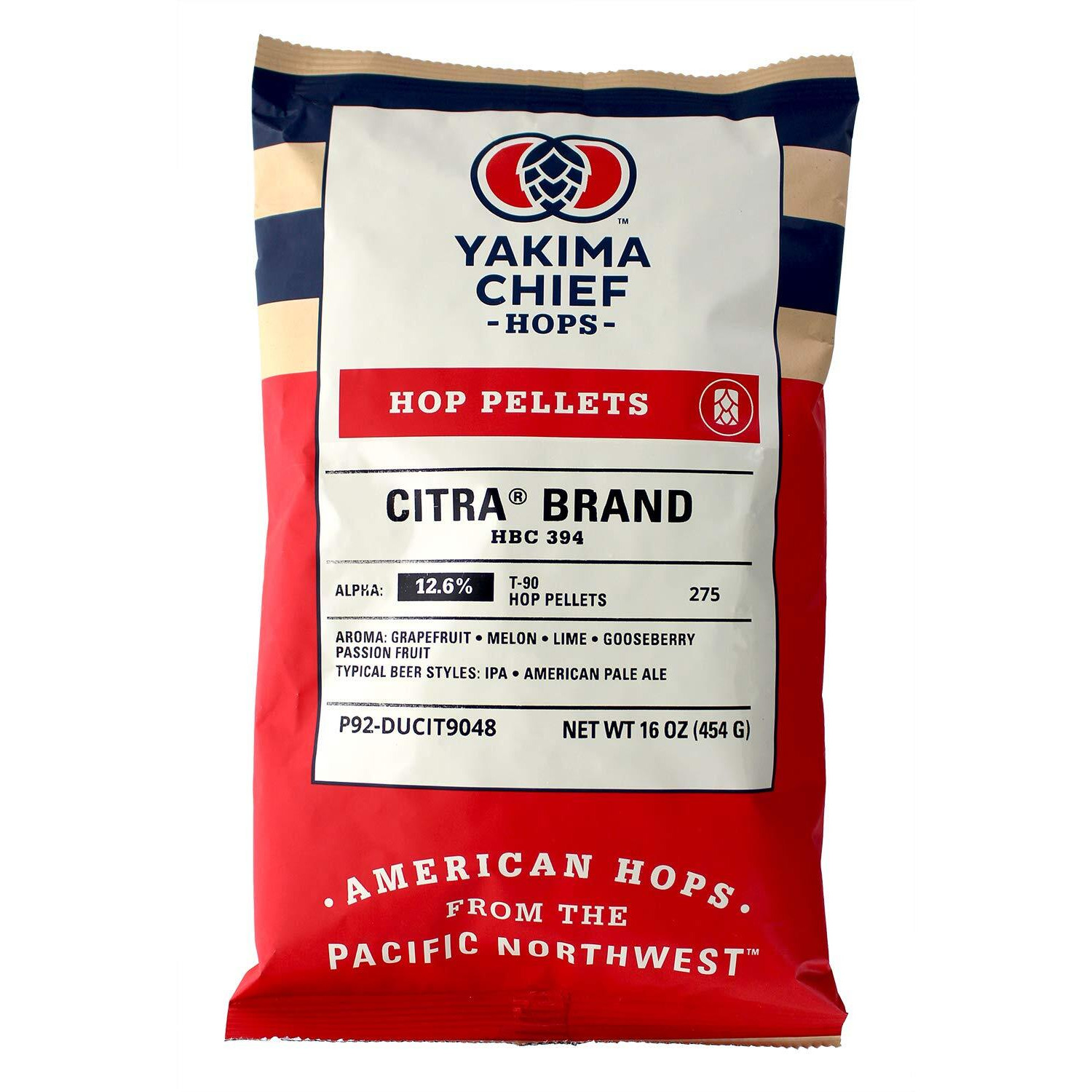 Ych Hops - Citra Hbc 394 Hop Pellets 1 Lb (2022B)