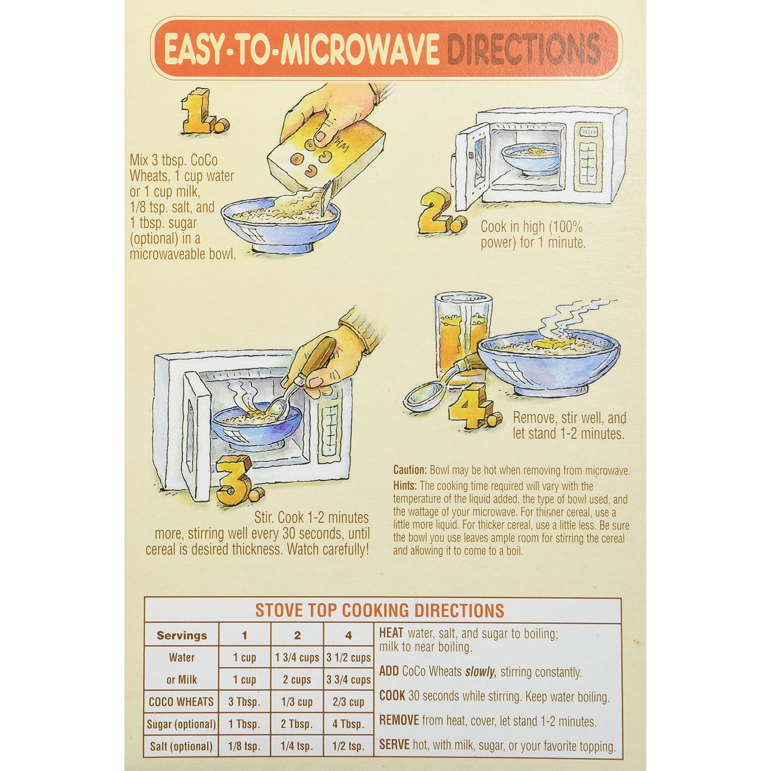 Coco Wheats Hot Cereal (2 Pack)