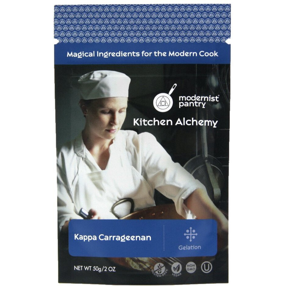 Pure Refined Kappa Carrageenan  Non-Gmo  Vegan  Ou Kosher Certified - 50G/2Oz (The Original Recommended For Vegan Cheese)