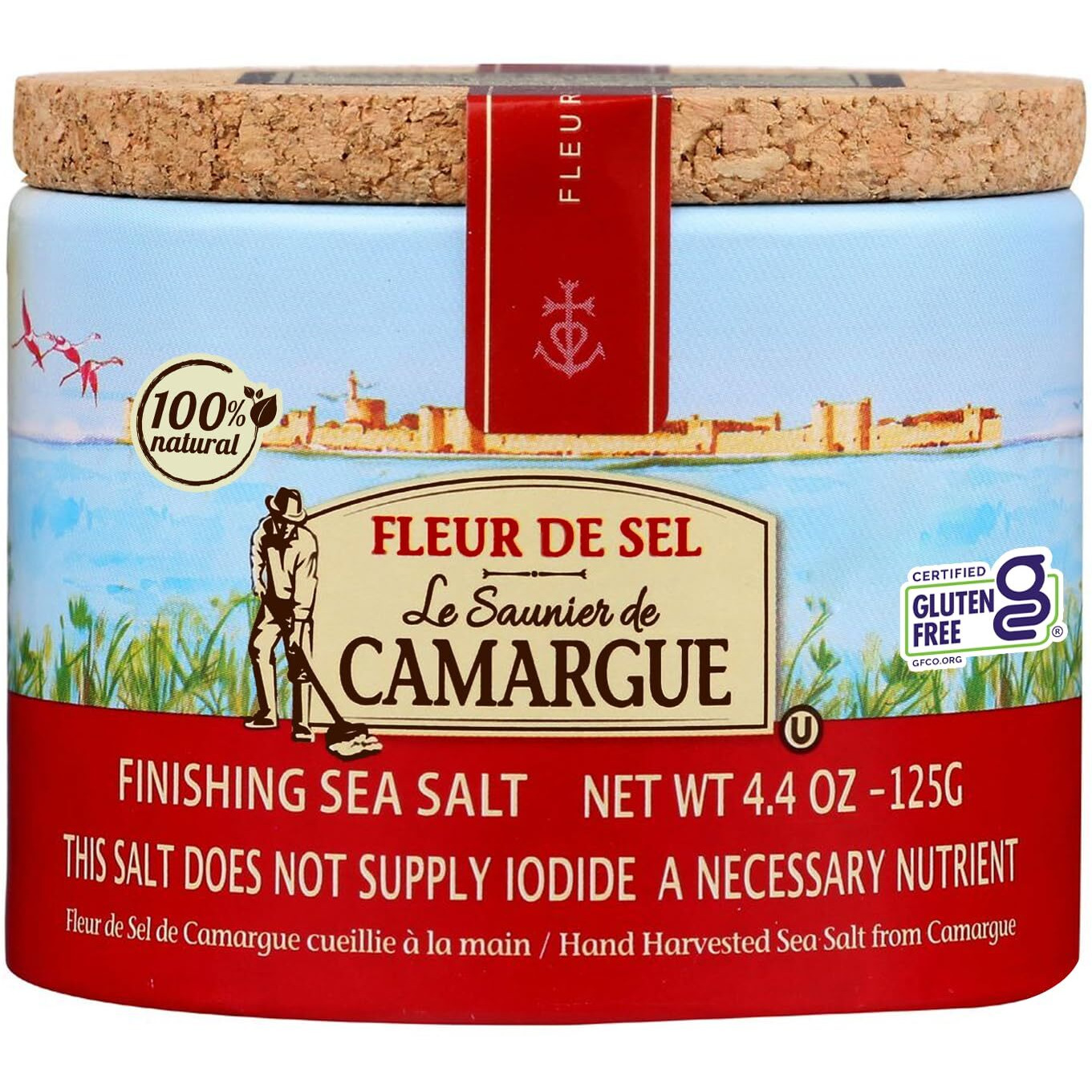 Le Saunier De Camargue | French Fleur Del Sel | Finishing Sea Salt, 4.4 Oz (Pack Of 2)