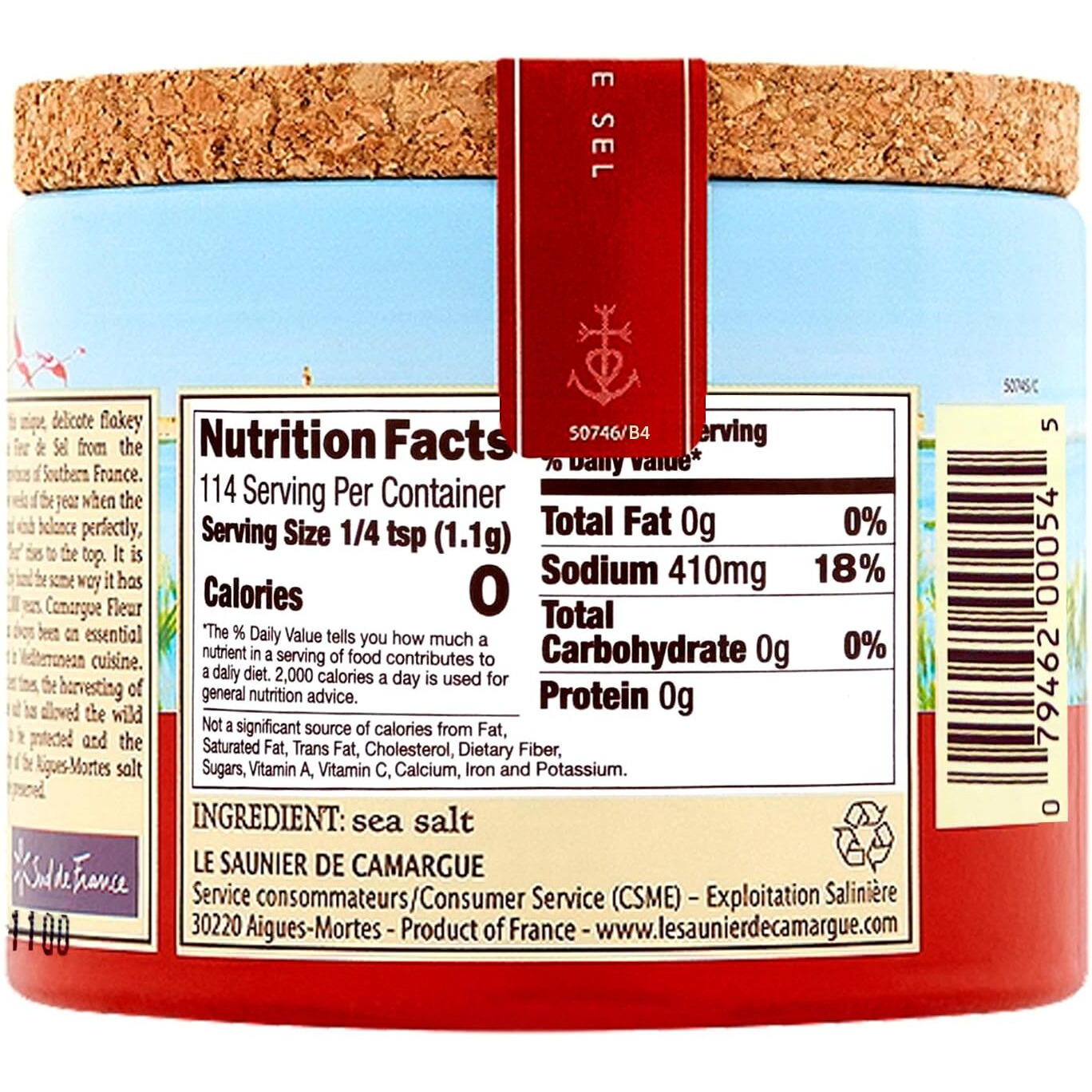 Le Saunier De Camargue | French Fleur Del Sel | Finishing Sea Salt, 4.4 Oz (Pack Of 2)