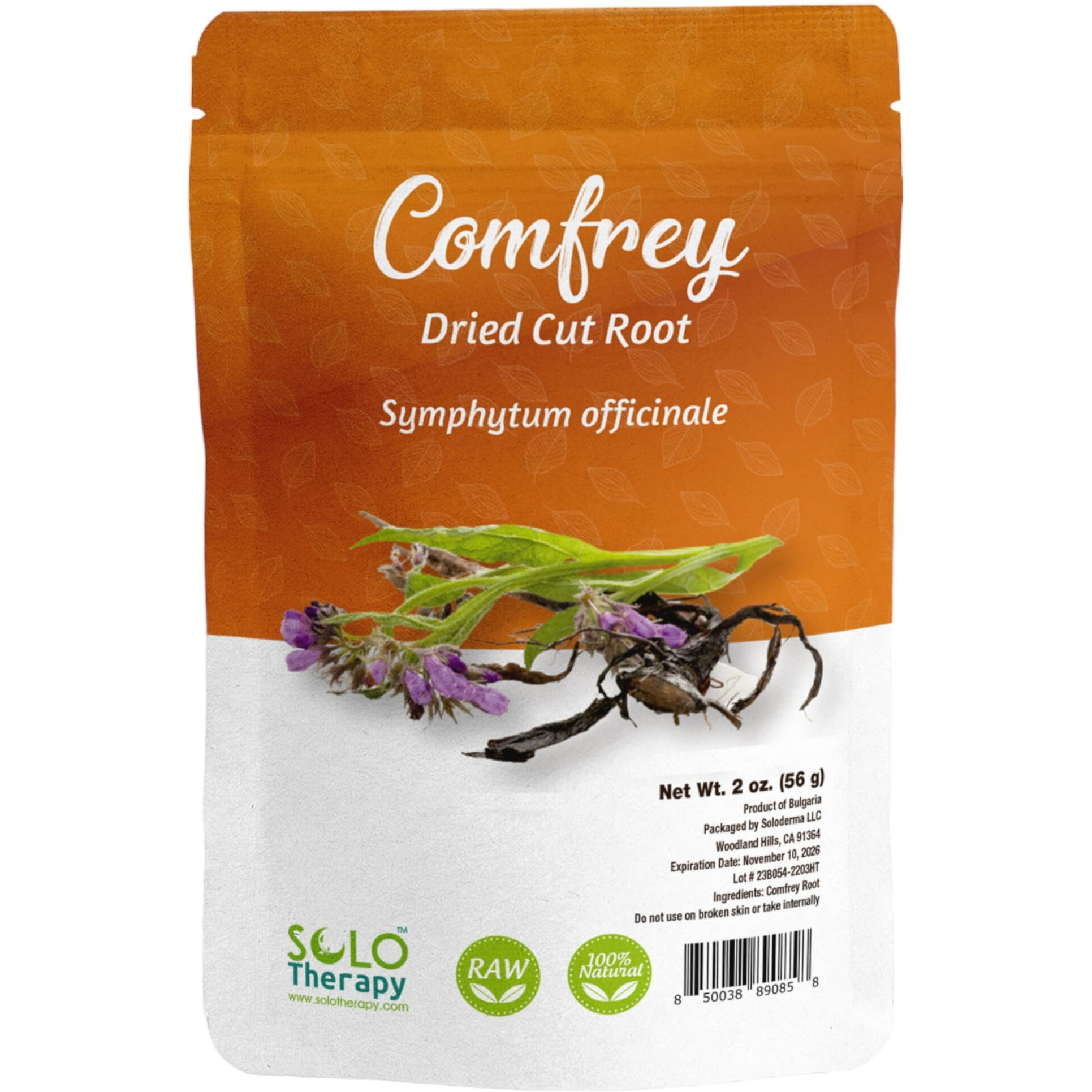 Comfrey Root Cut And Sifted - 56 Grams -Comfrey Root For External Use Only - Resealable Bag - 56 Grams - Symphytum Officinale Premium Quality (Comfrey Root)