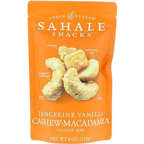Glazed Mix, ,Tangerine Vanilla Cashew-Macadamia, 4 Oz- Pack Of 4