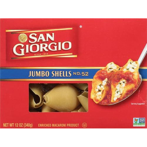 San Giorgio Jumbo Shells Pasta, 12 Oz