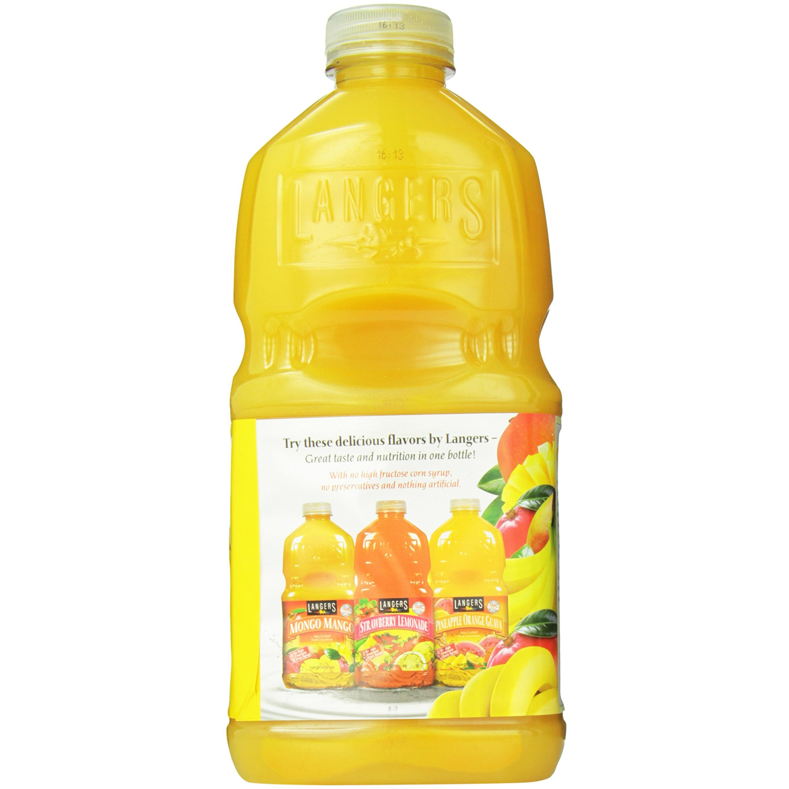 Langers Juice, Mango Banana Nectar, 64 Ounce (Pack Of 8)