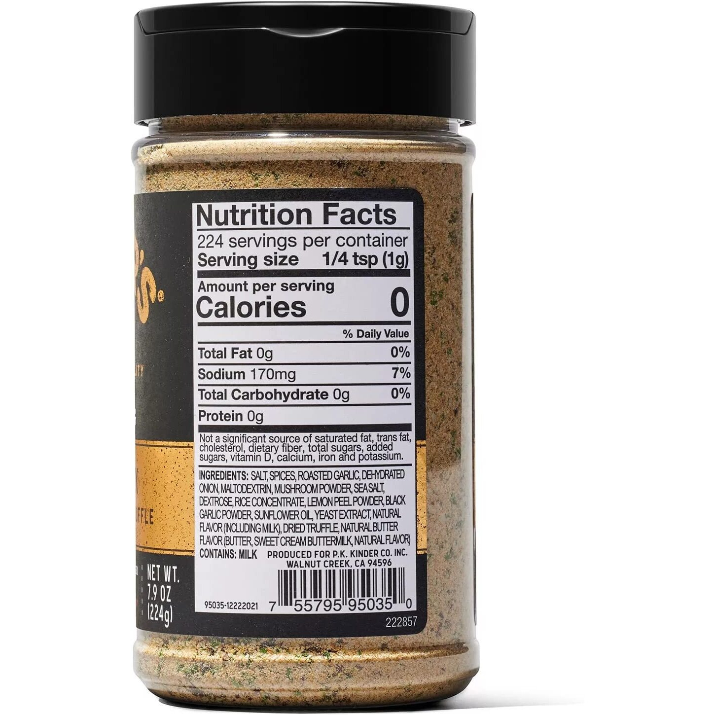 Kinder's Prime Steak With Black Garlic & Truffle Seasoning (7.9 Ounce)