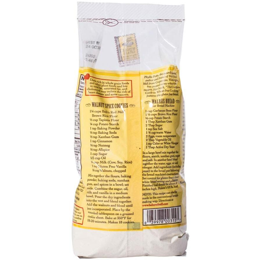 Bob's Red Mill, Whole Grain Brown Rice Flour, 1. Lb
