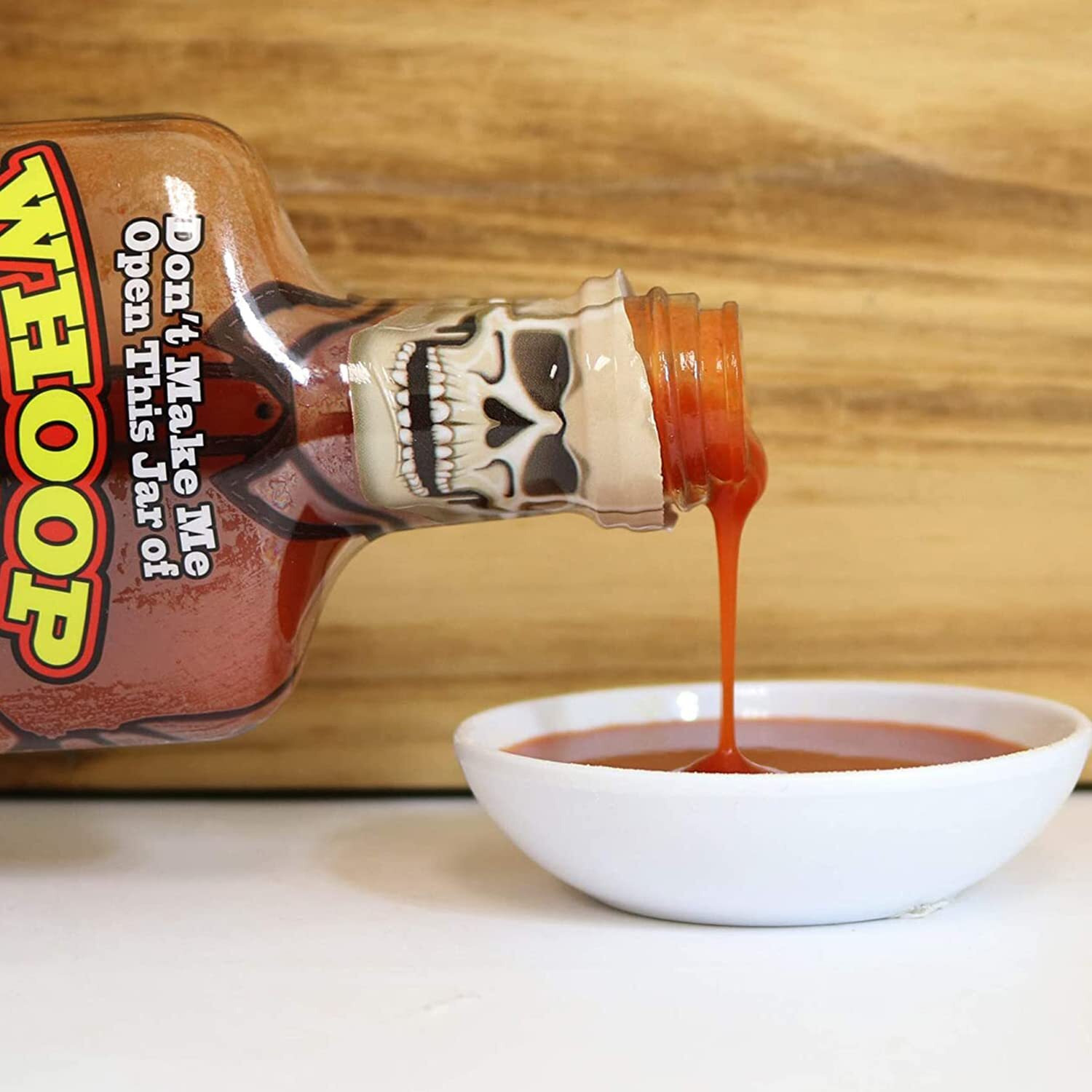 Premium Ghost Pepper Hot Sauce And Carolina Reaper Hot Sauce Gift Set - Packaged In Collectible Figurine Bottles - Perfect For Chicken Wings Or A Gift For The Hot Sauce Fanatic