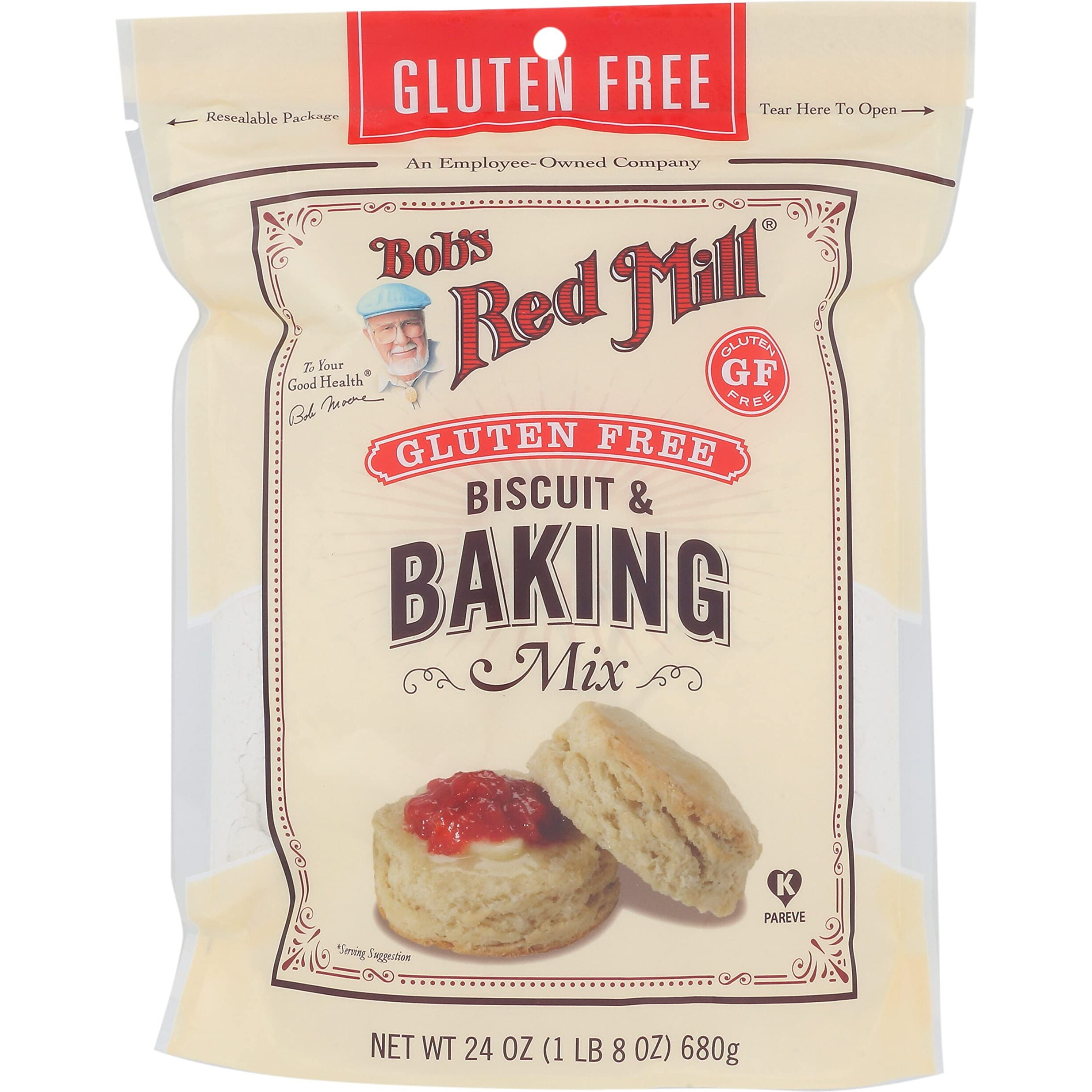 Bob's Red Mill Gluten Free Biscuit Mix - 1.5 Pound (Pack Of 4), Makes 8-12 Biscuits, Easy To Prepare