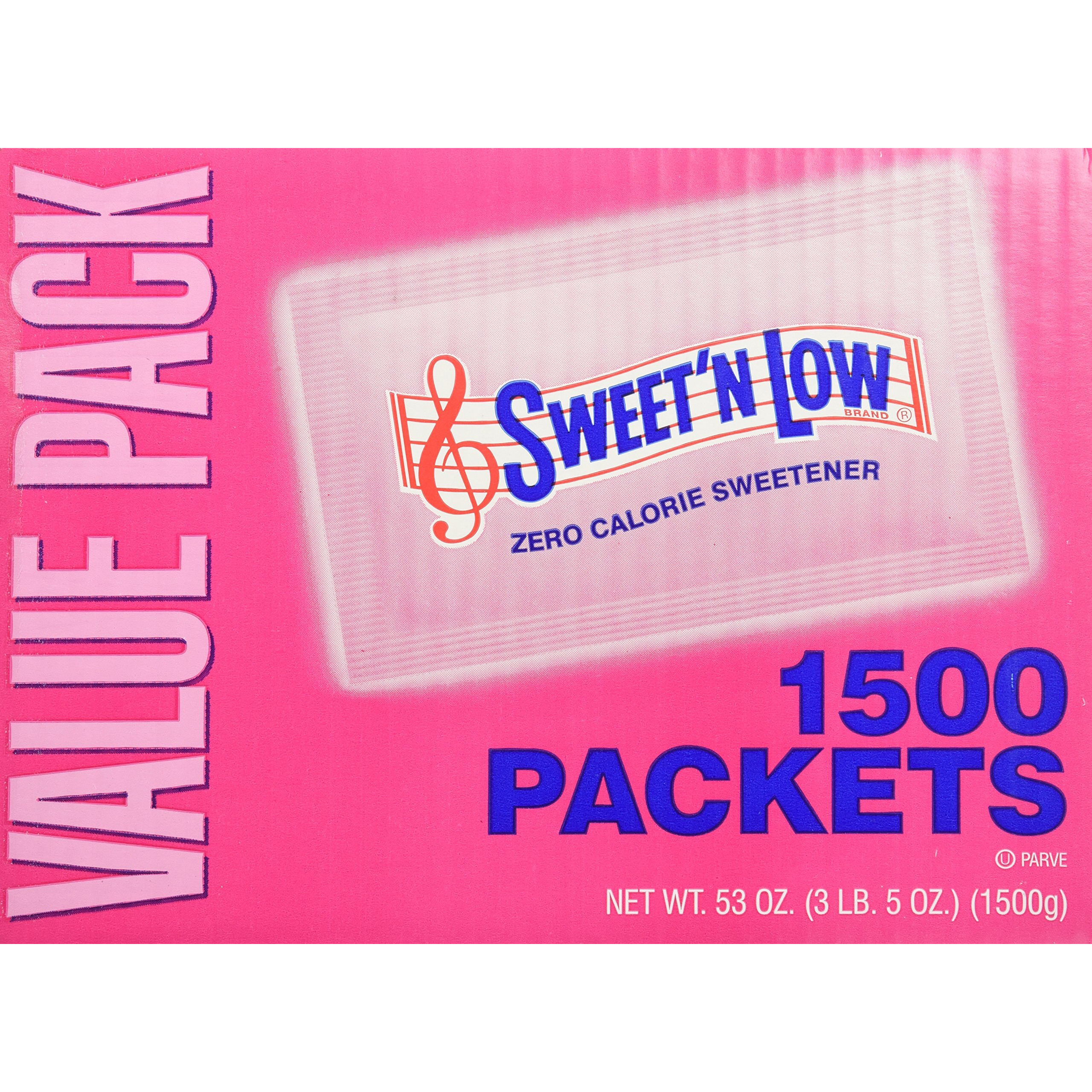 Sweet And Low Zero Calorie Sweetener 1500 Individual Serving Packets