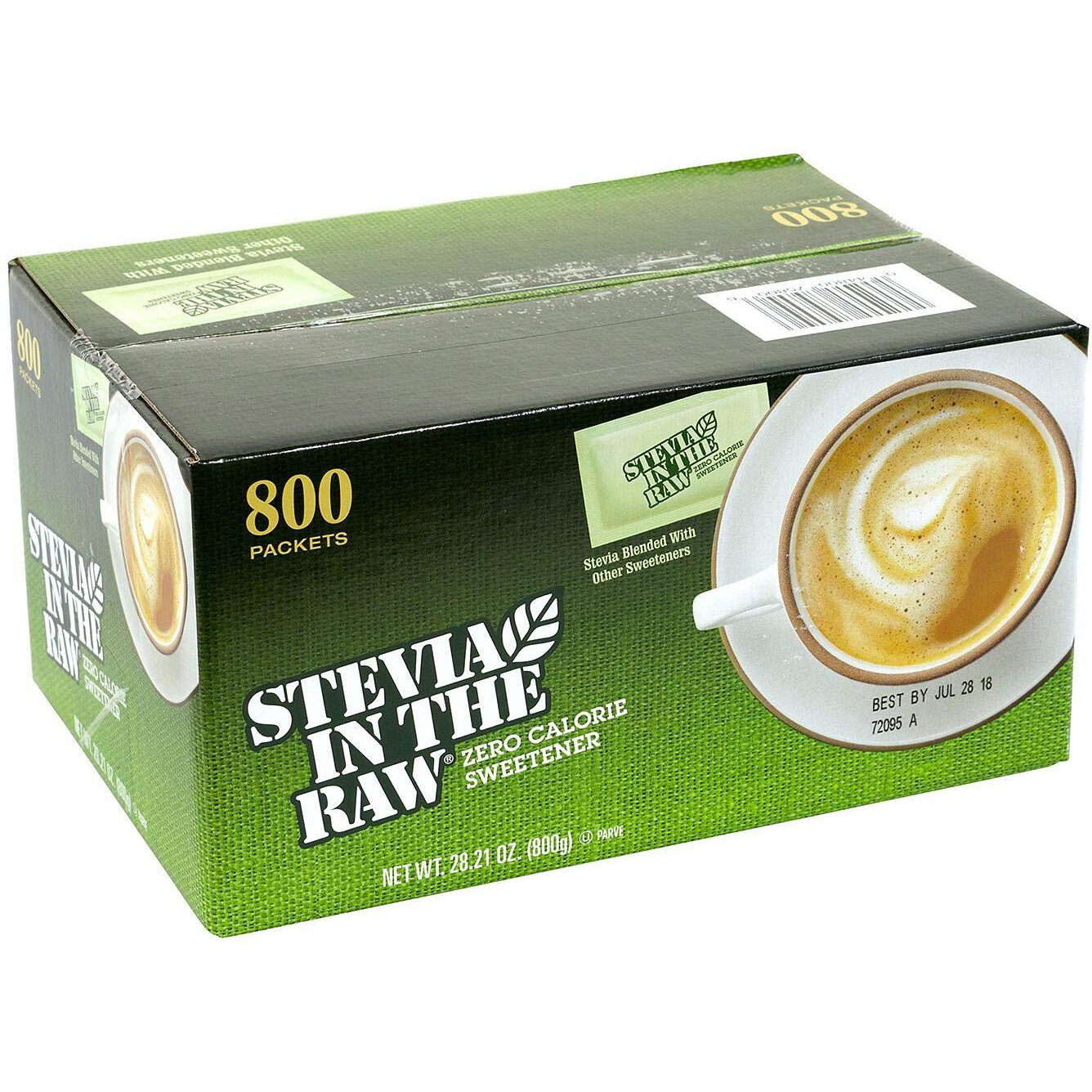 Stevia In The Raw Zero Calorie Sweetener 800 Count
