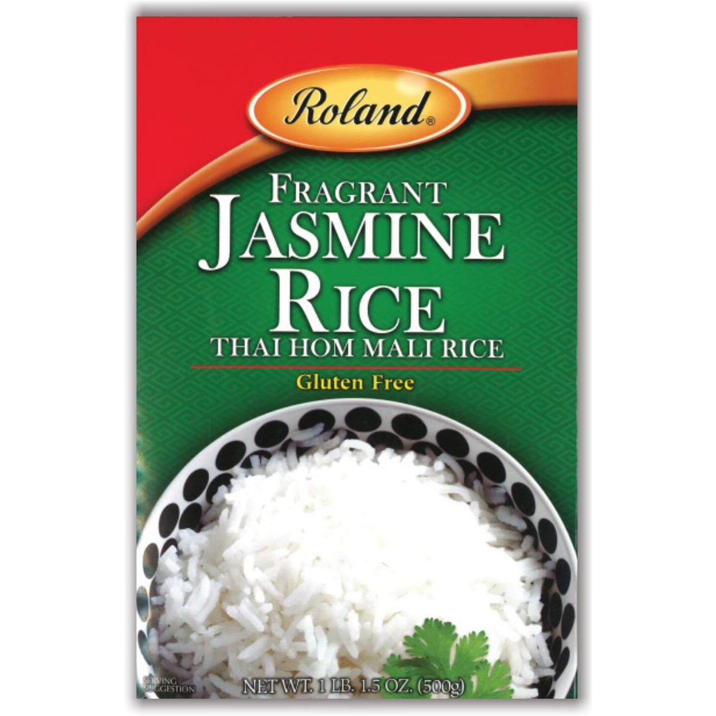 Roland Foods Fragrant Jasmine Rice From Thailand, 17.5 Ounce, Pack Of 12