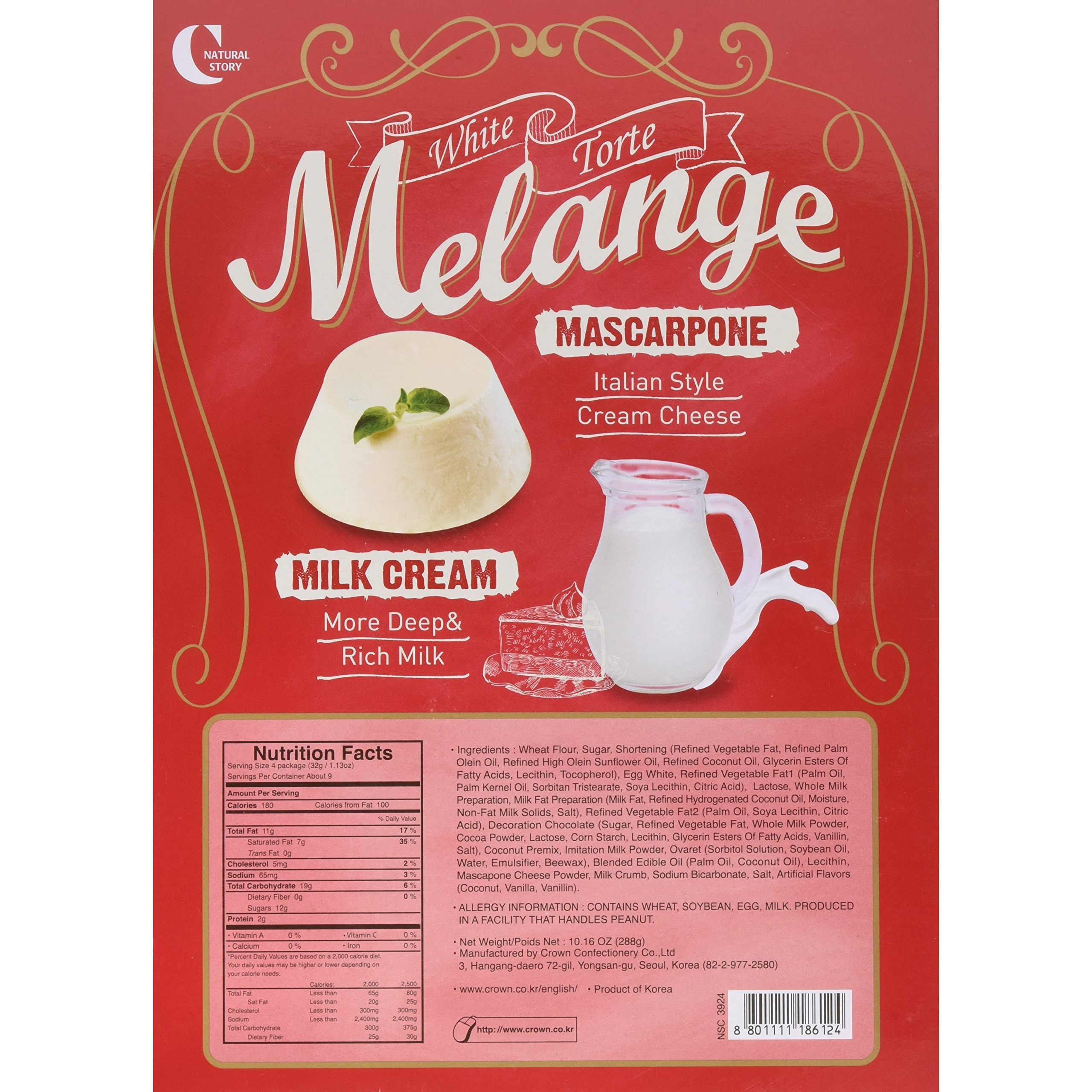 Crown, Couque D'Asse White, 10.16 Ounce