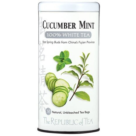 The Republic Of Tea Cucumber Mint White, 50 Ct