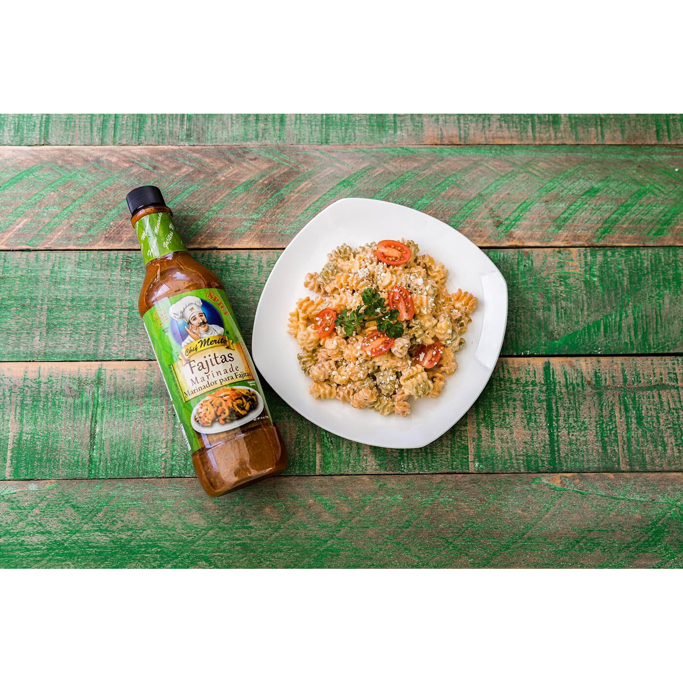 Chef Merito | Fajitas Marinade | 25 Ounces | Pack Of One | Large Bottle | Authentic Flavor