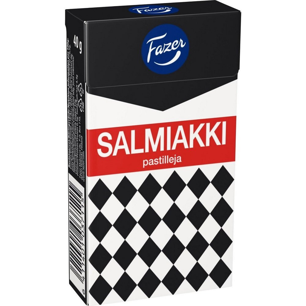 Fazer Salty Liquorice Salmiakki 40Gx5 Box Set