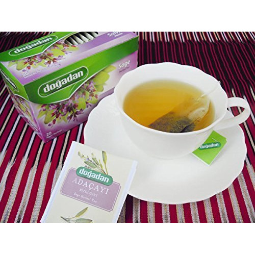 Dogadan Adacayi (Sage Herbal Tea) 20 Tea Bags, Pack Of 3