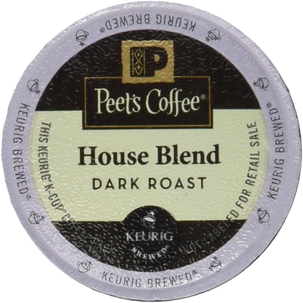 Peet's Coffee House Blend Single Cup Coffee For Keurig K-Cup Brewers 40 Count