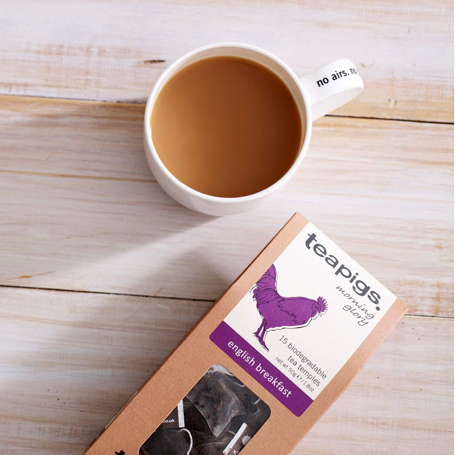 Teapigs Black Tea Bags Made With Whole Leaves Pack Of Tea Bags, English Breakfast, 50 Count (5423)