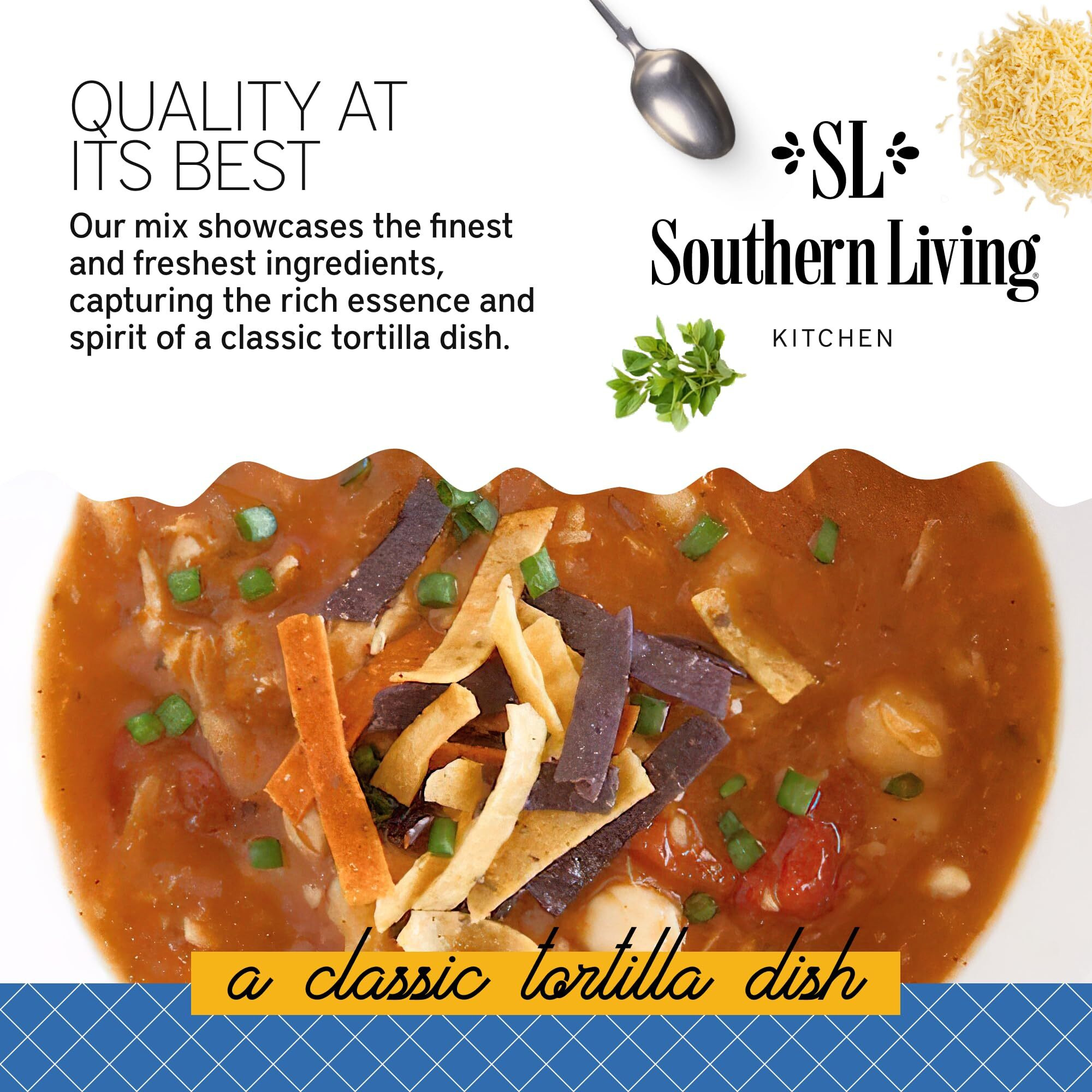 Southern Living Tortilla Soup Mix, Fresh Ingredients, Soup Seasoning Mix, Family Dinner, Tortilla Casserole, Tortilla Soup, Gourmet Meal, 2 Seasoning Packets