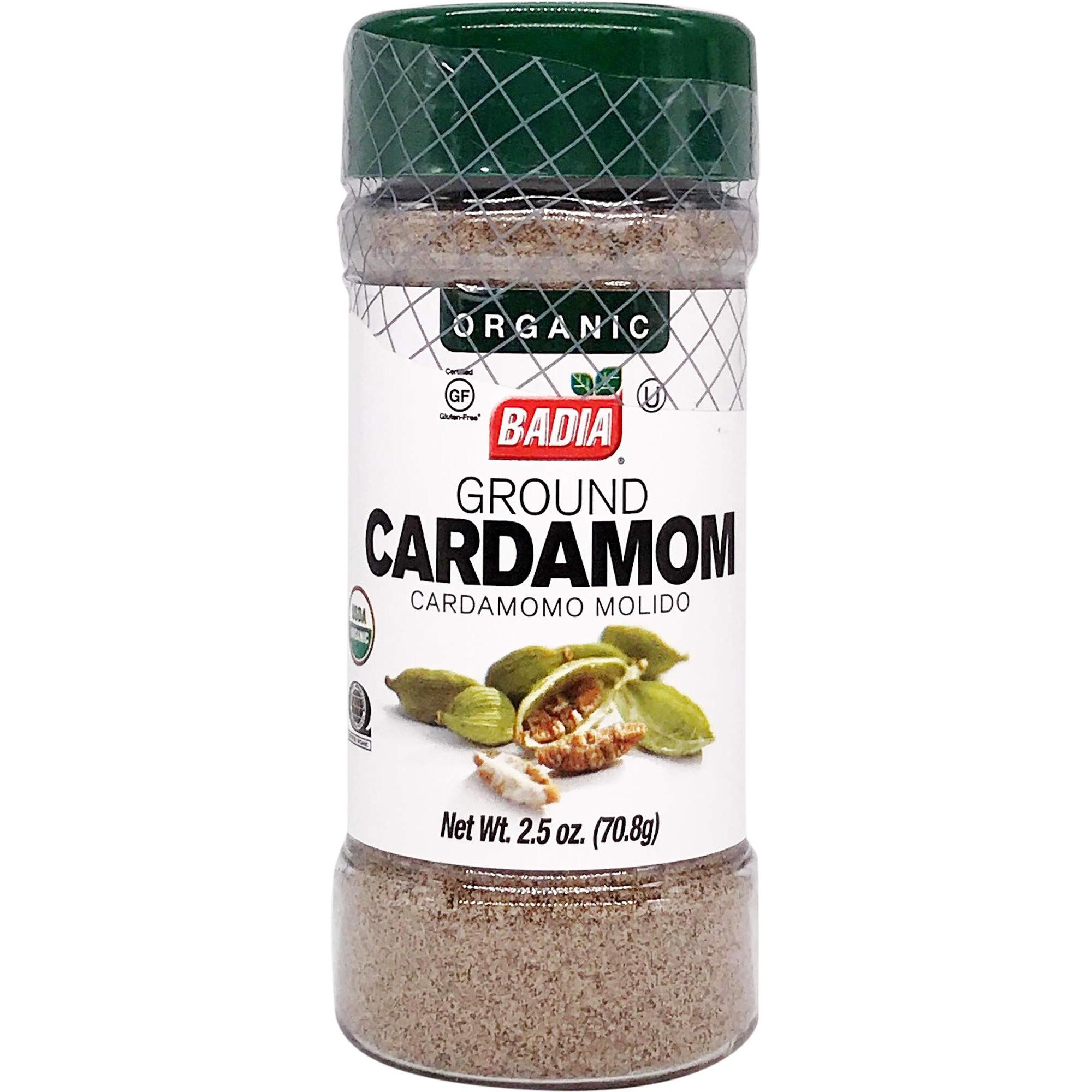 Badia Spices, Organic Ground Cardamom, 2.5 Ounce