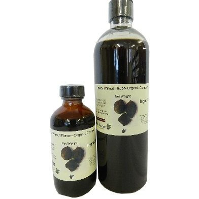 Olivenation Premium Black Walnut Flavoring Extract, Natural Flavor Dried Hull Extract For Baking, Beverages, Supplements, Non-Gmo, Gluten Free, Kosher, Vegan - 8 Ounces