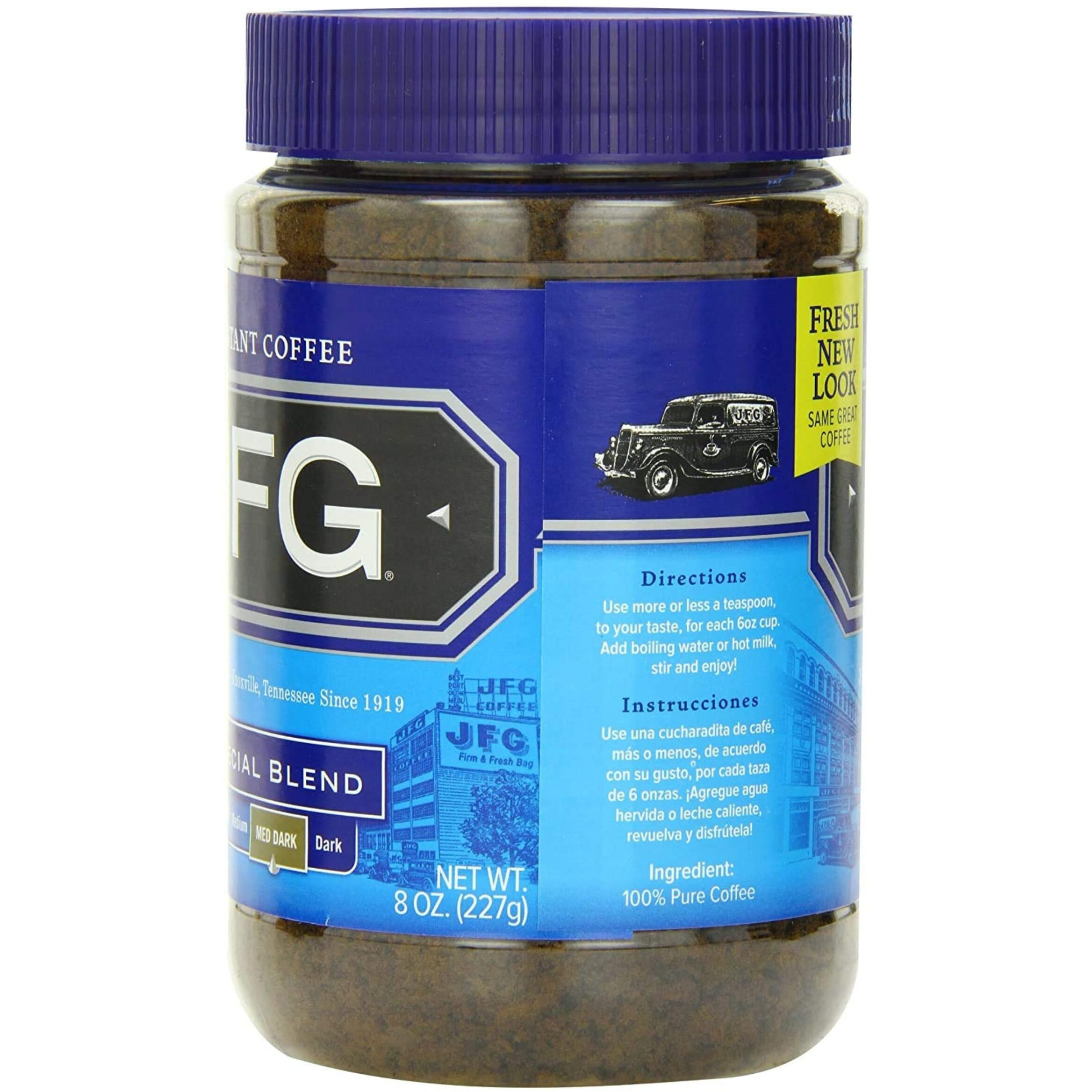 Jfg Special Blend Instant Coffee, 8Oz Jar (Pack Of 6)