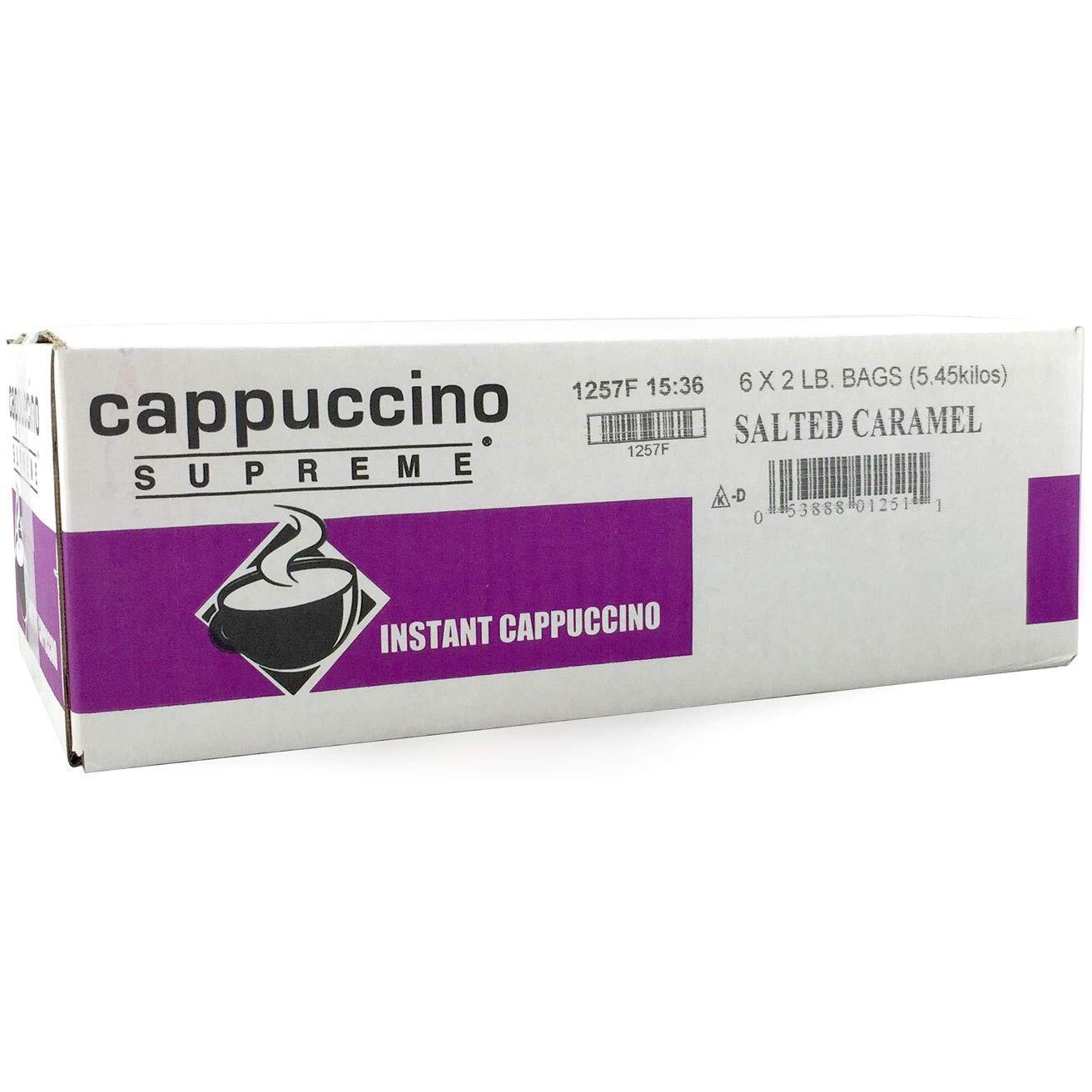 Cappuccino Supreme Salted Caramel Instant Cappuccino Mix 6 X 2 Lbs