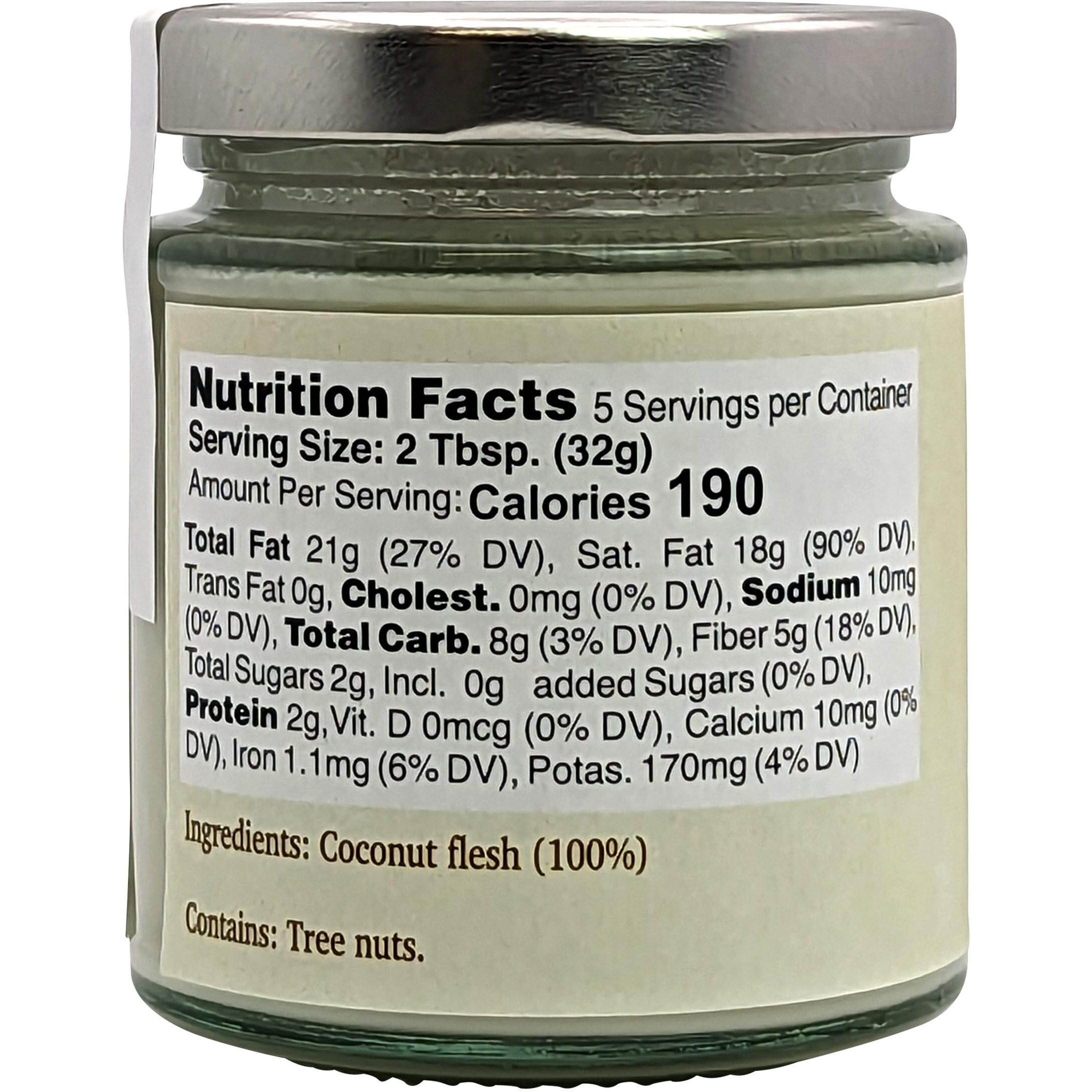 Nutural World - Coconut Cream 6 Oz (170G) Great Taste Award Winner