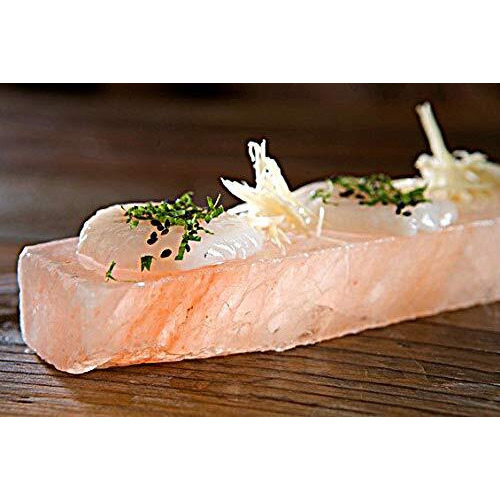 Indusclassic Rsp-17 Himalayan Salt Block, Plate, Slab For Cooking, Grilling, Seasoning, And Serving (8X4X2)