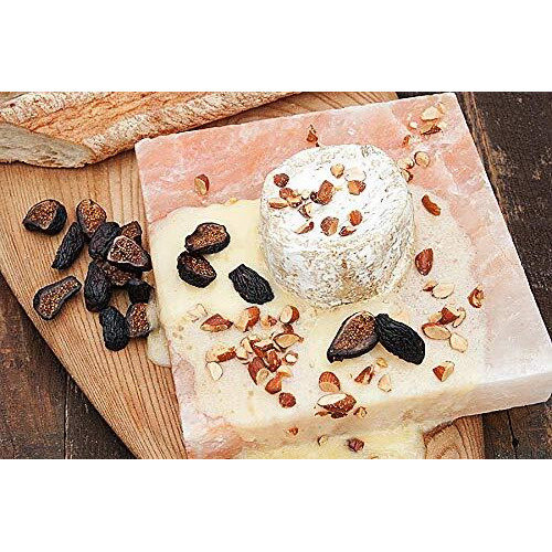 Indusclassic Rsp-17 Himalayan Salt Block, Plate, Slab For Cooking, Grilling, Seasoning, And Serving (8X4X2)