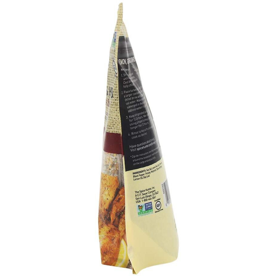 Spice Hunter Turkey Brine & Bag, Lemon, Garlic And Herb, 11 Ounce