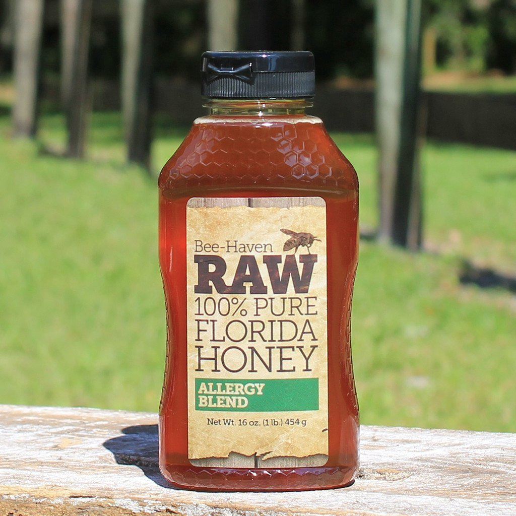 Bee-Haven Farm Raw 100% Pure Allergy Blend Honey