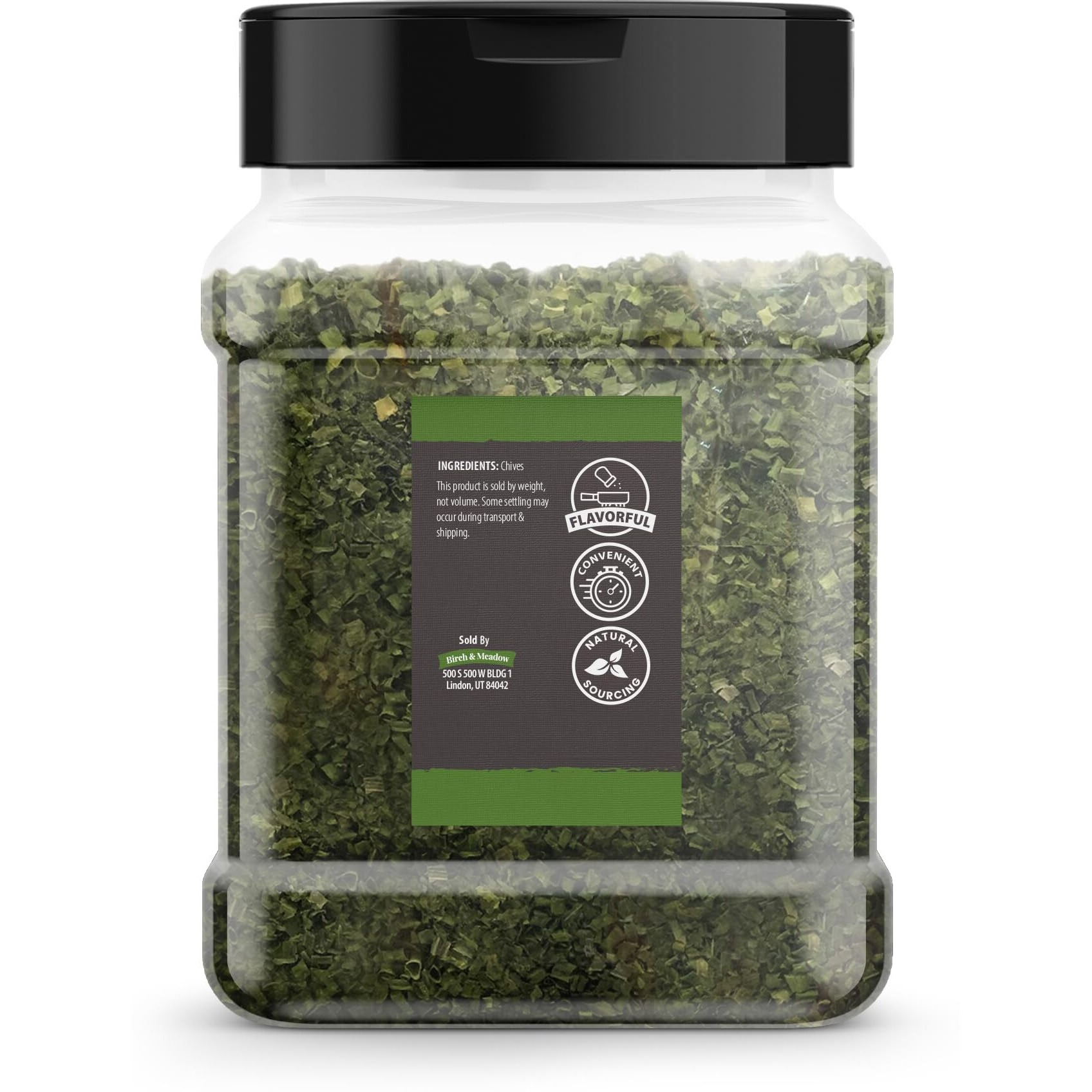 Birch & Meadow Dried Chives, 2 Oz, Thin & Delicate, Sauces & Soups