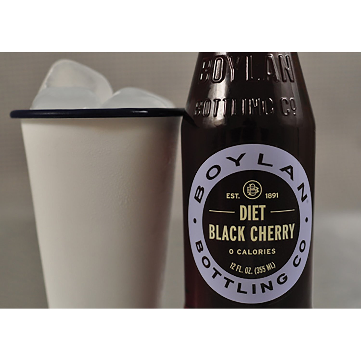 Boylan Soda, Diet Black Cherry, 12 Fl. Oz. (Pack Of 12)