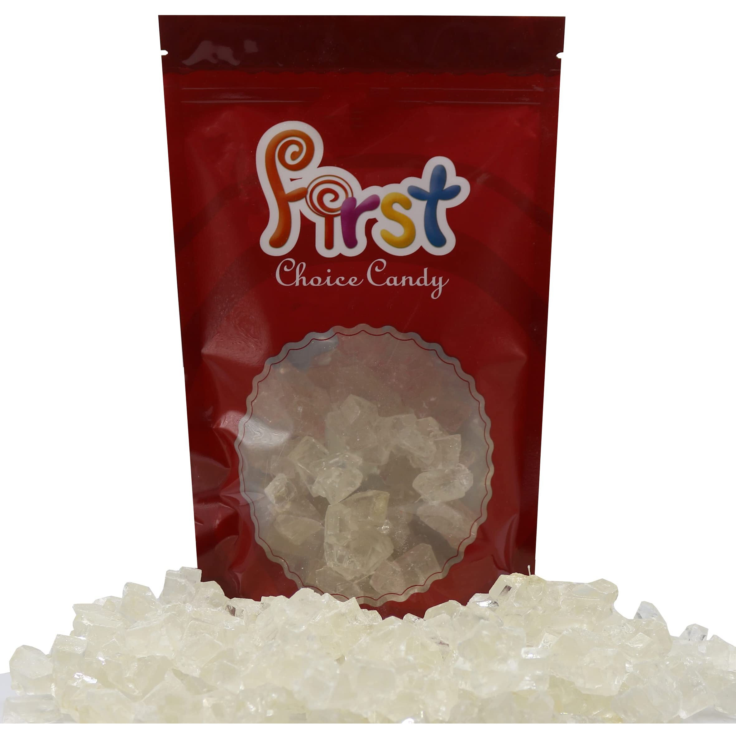 Firstchoicecandy Rock Candy Strings 1.5 Pound Bulk Bag (White)