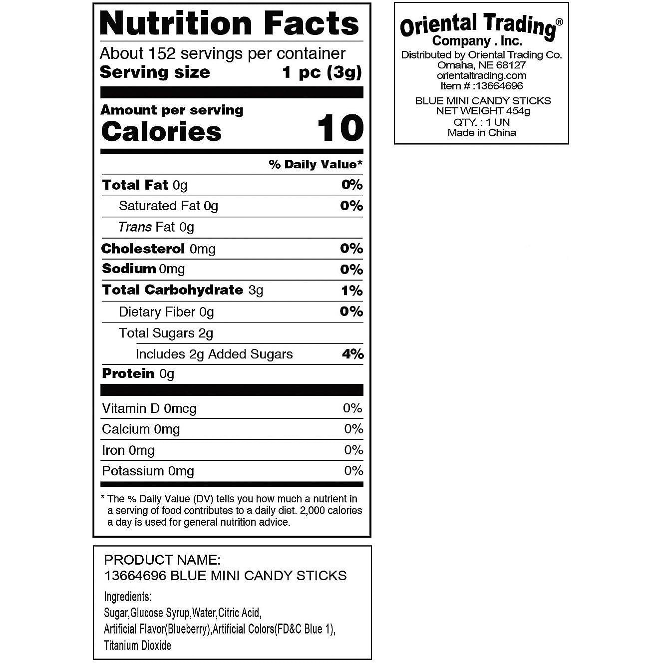 Mini Candy Canes (113 Individually Wrapped Sticks) Christmas And Party Candies (Blue)