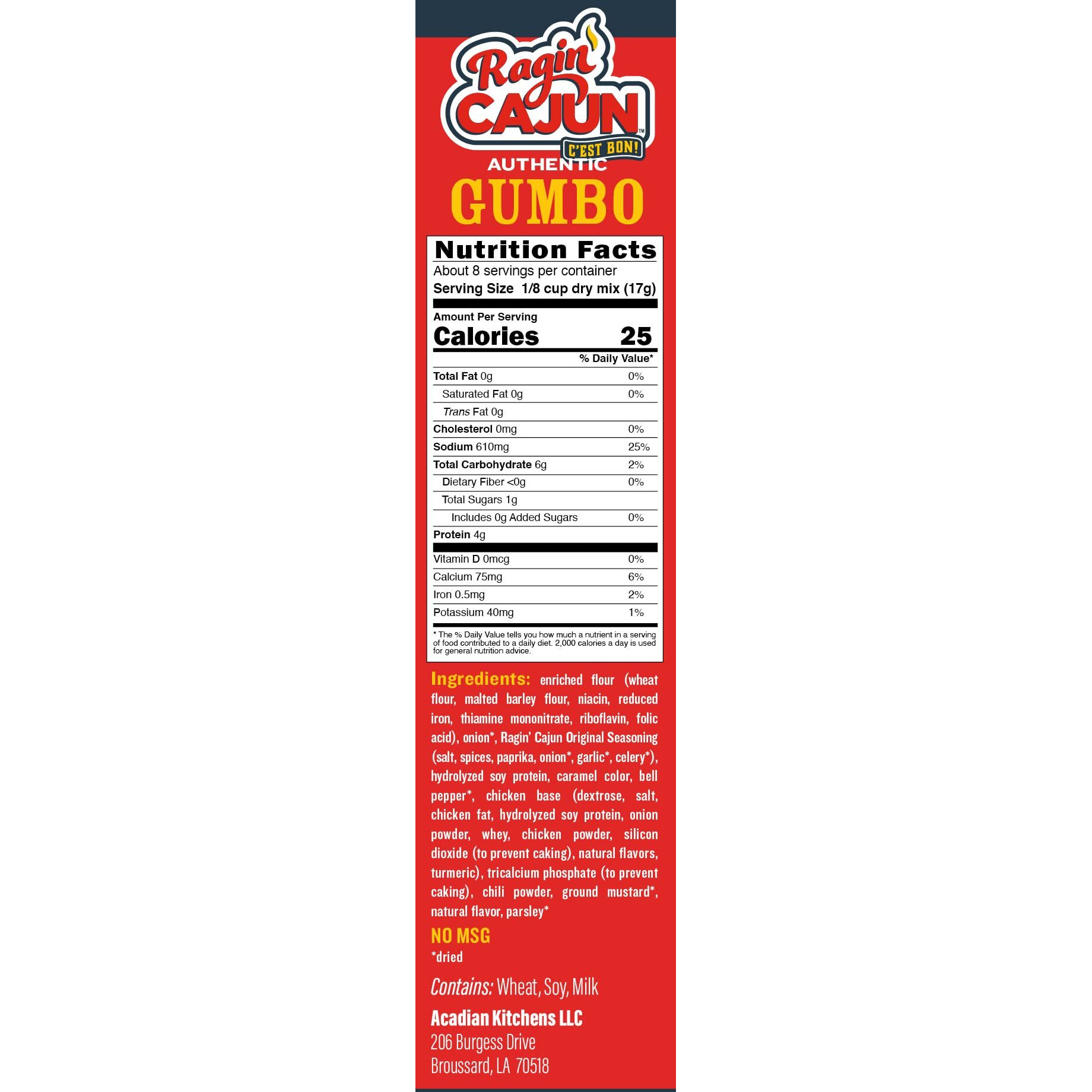 Ragin Cajun Gumbo 5Oz (Pack Of 1)