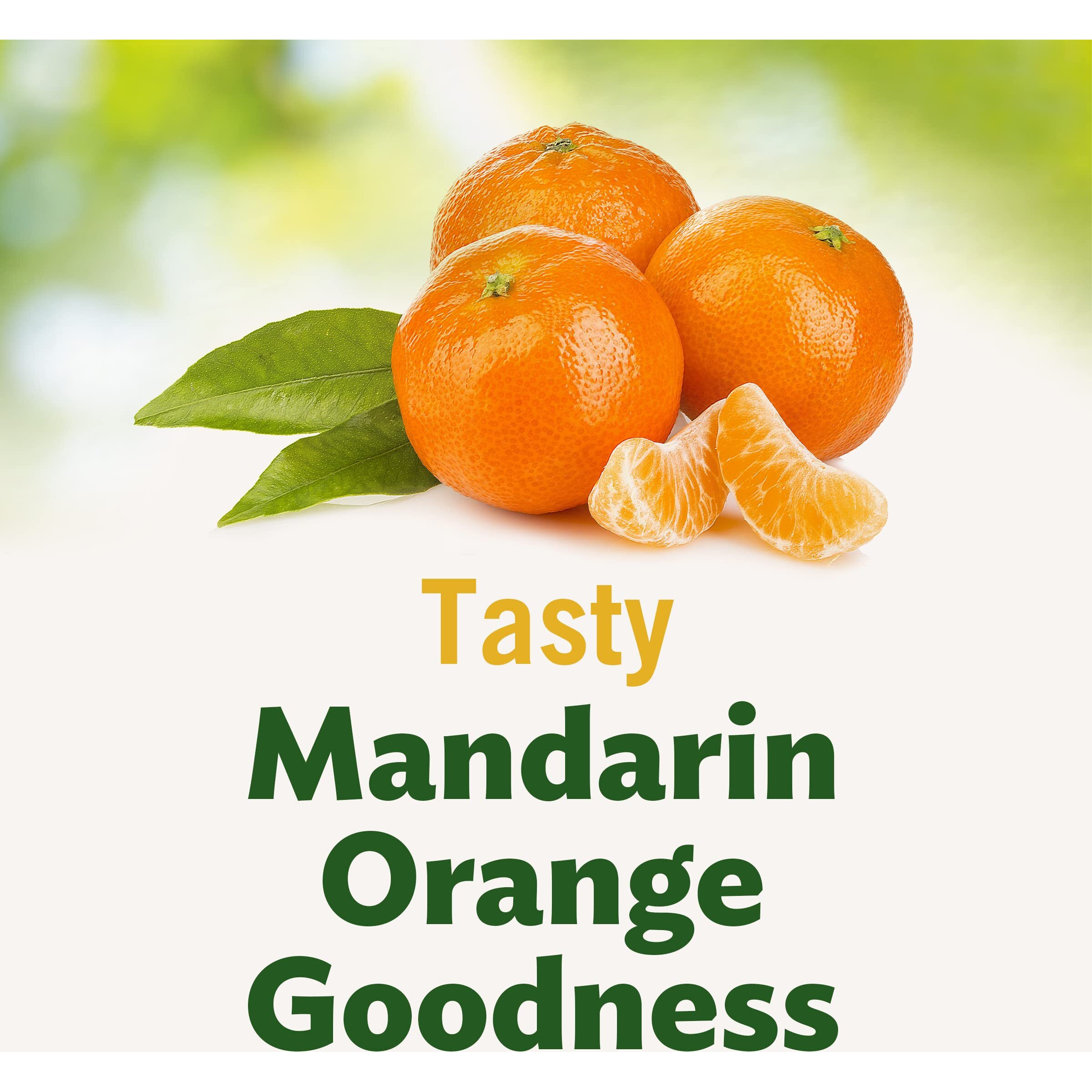 Del Monte Mandarin Oranges Fruit Cup Snacks In Naturally Sweetened Water, No Sugar Added, 24 Pack, 4 Oz
