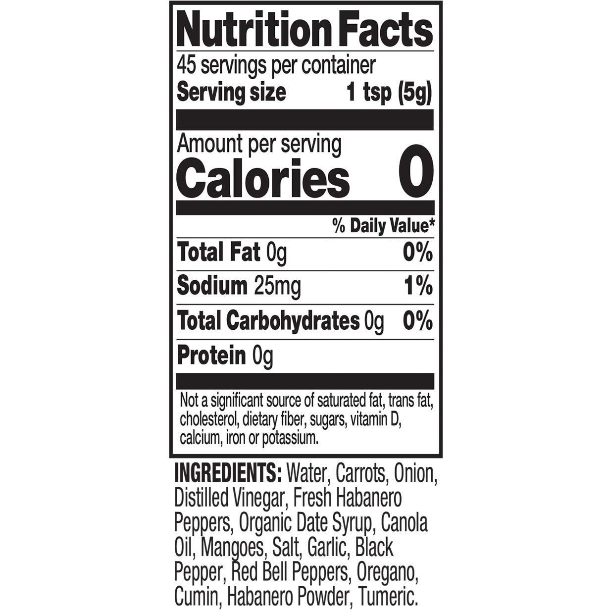 Tia Lupita Habanero Hot Sauce - 8Oz Bottle - Made With Habanero Peppers, Flavorful Heat, Medium Spice, Sweet, All Natural, Non Gmo, Gluten Free, Low Sodium