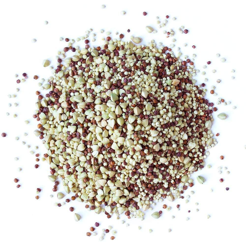 Food To Live Organic Super Grains Blend, 12 Ounces - A Mix Of Millet, Buckwheat, Red And White Quinoa. Non-Gmo, Non-Irradiated, Vegan Superfood, Bulk
