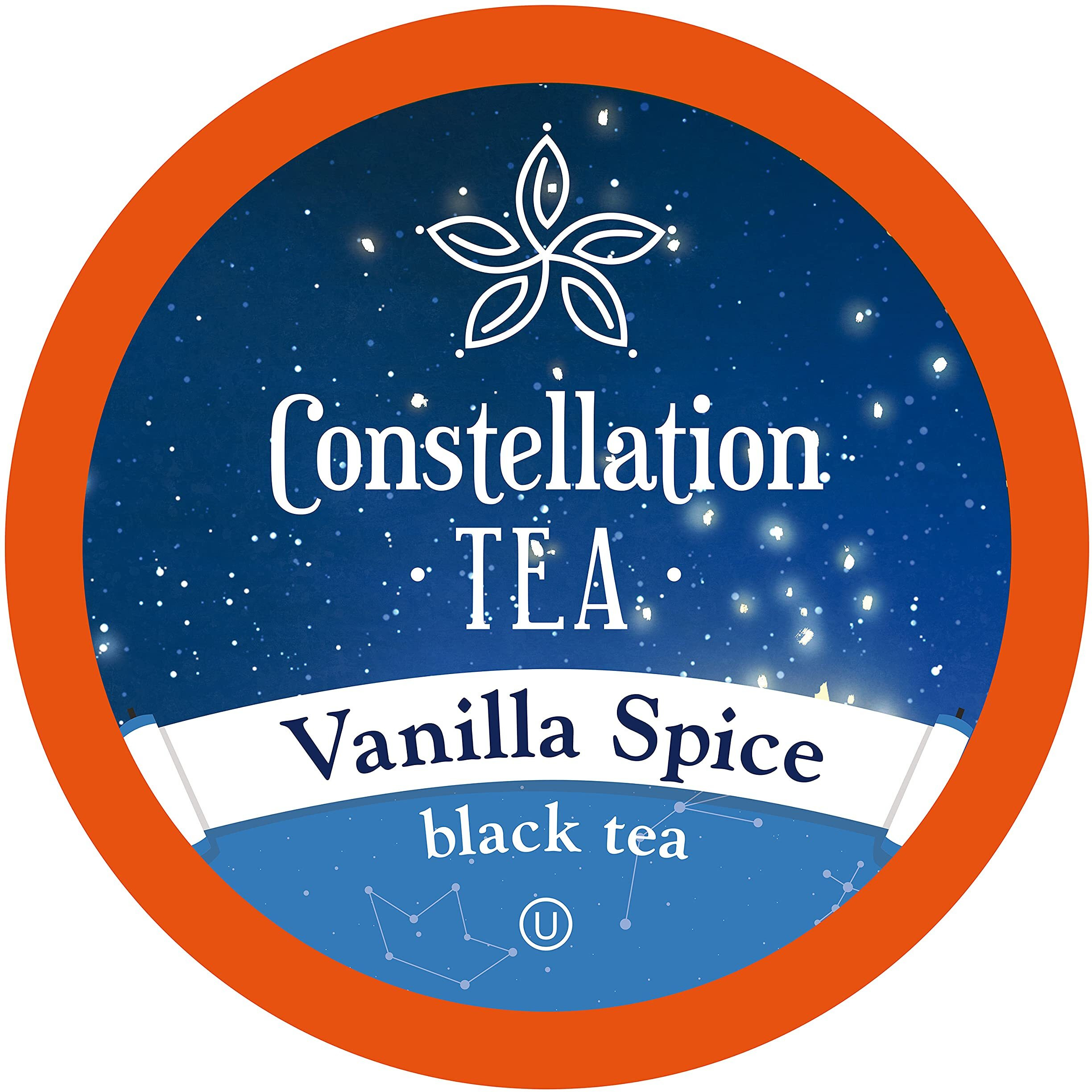 Constellation Tea Vanilla Spice Black Tea Pods Compatible With K Cup Brewers Including 2.0, 40 Count